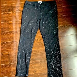 💙 4 for 20! Black Jegging with sparkle, size 16